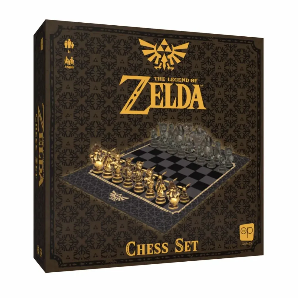 Legend of Zelda-sjakkbrett med brikker