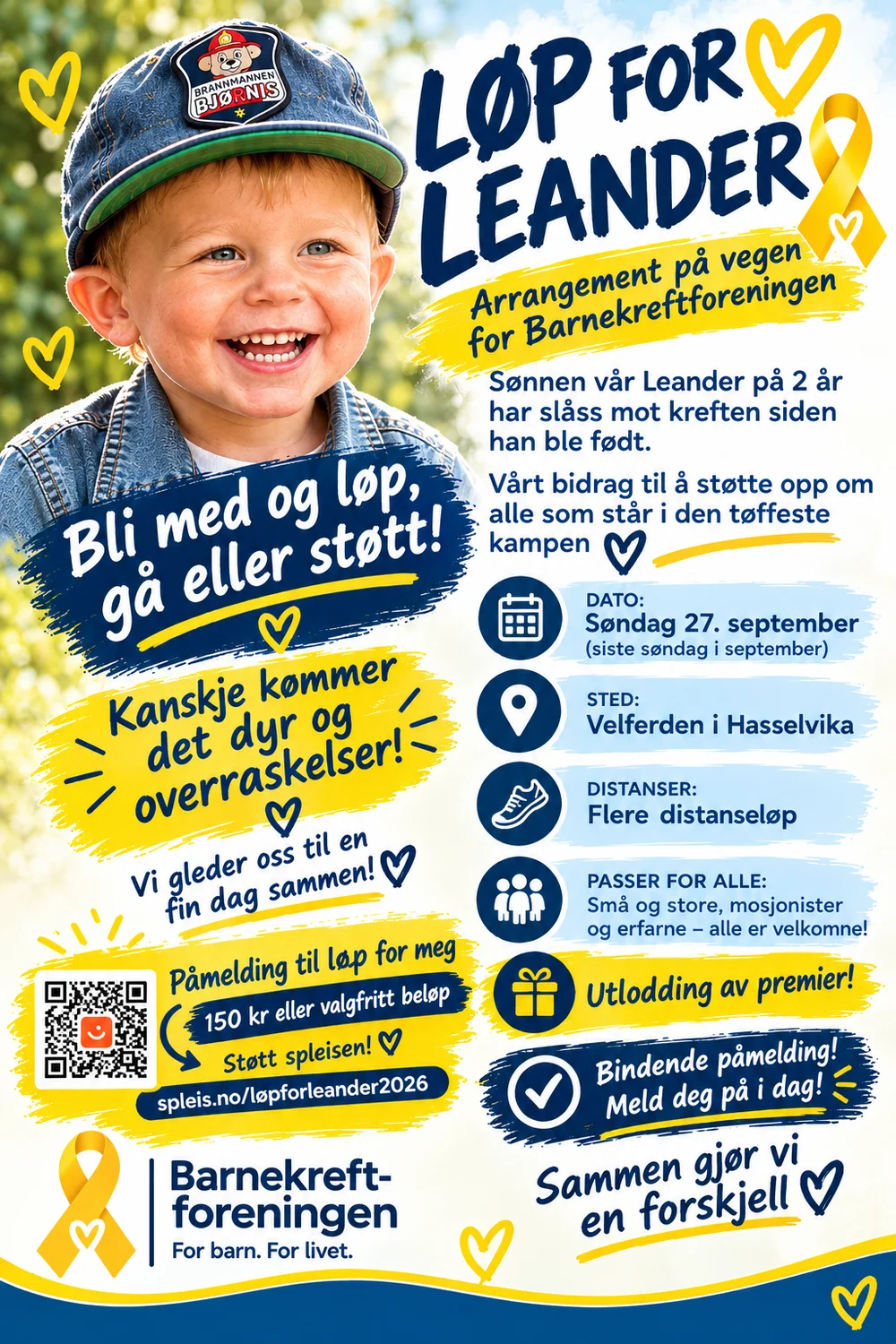 Innmelding til løp for Leander 2026