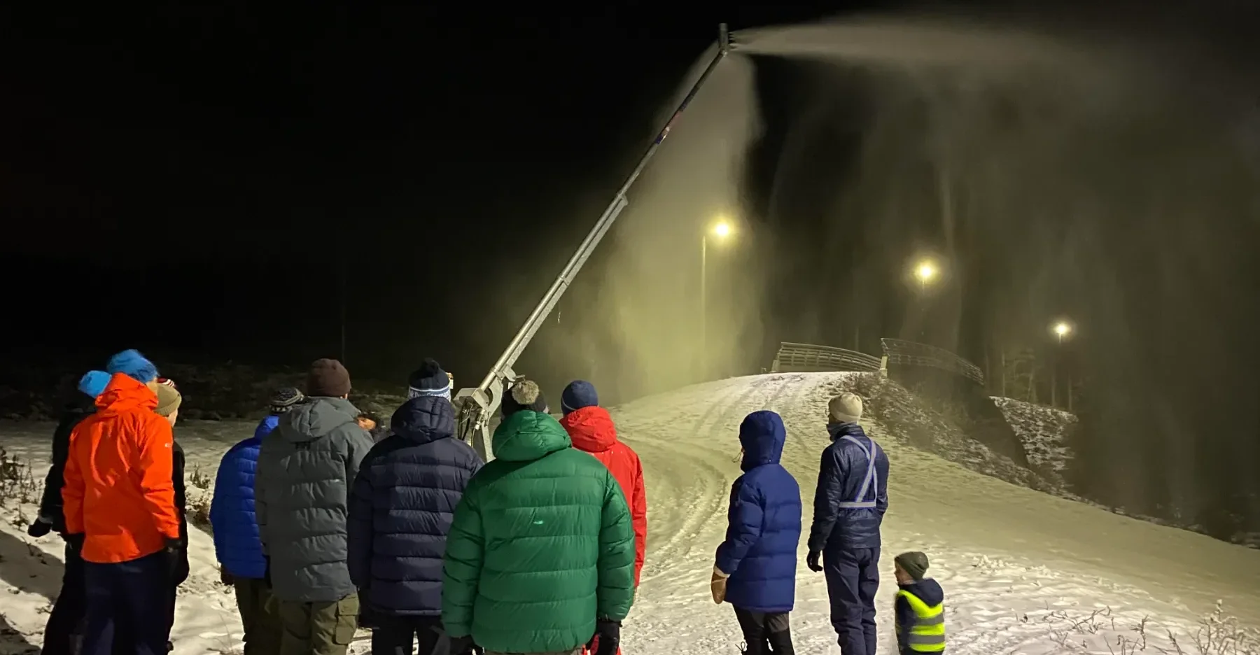 Vi trenger din støtte for å få produsert snø i skiløypene i Vestmarka!