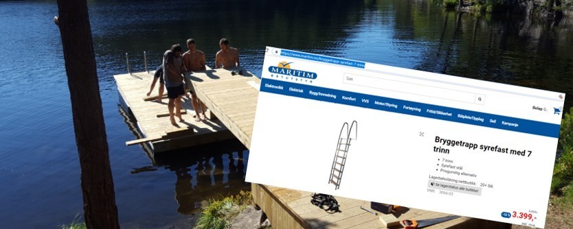Prosjektbilde for Flytebrygge nr. 2 Grimsvann