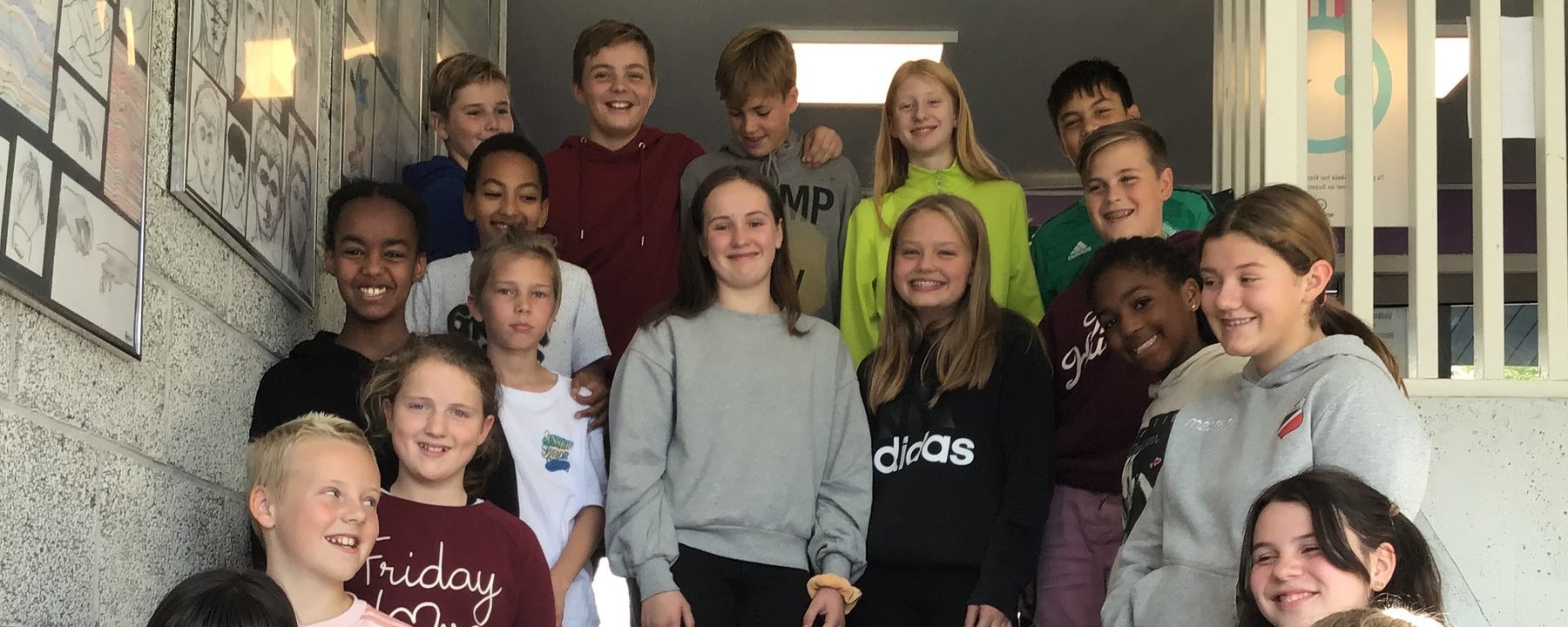 Prosjektbilde for 7B på Hessa skole til skandinavisk finale i innovasjon.
